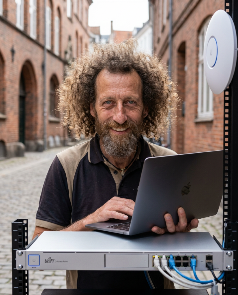 Mads igang med netværksinstallaion